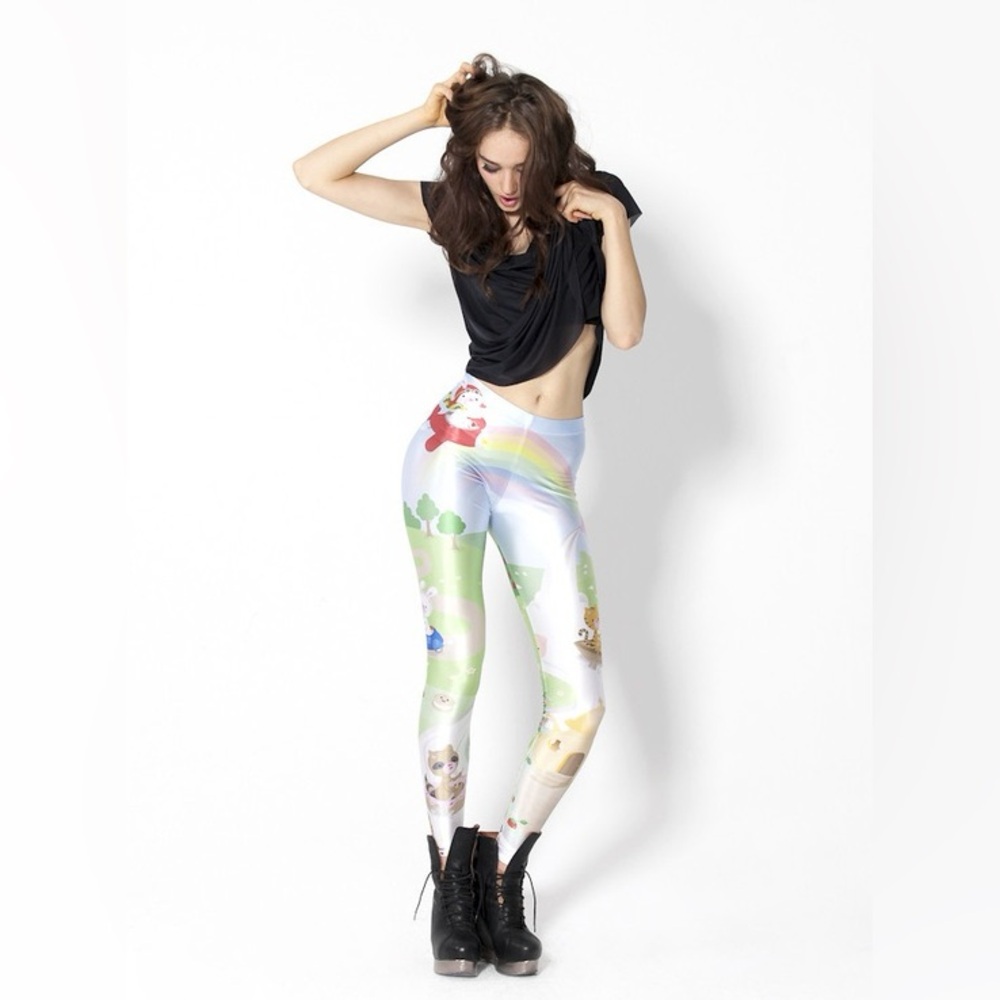 BLACK MILK Museum TOKYO MASSACRE Leggings Small Kawaii OG SAMPLE PLS READ